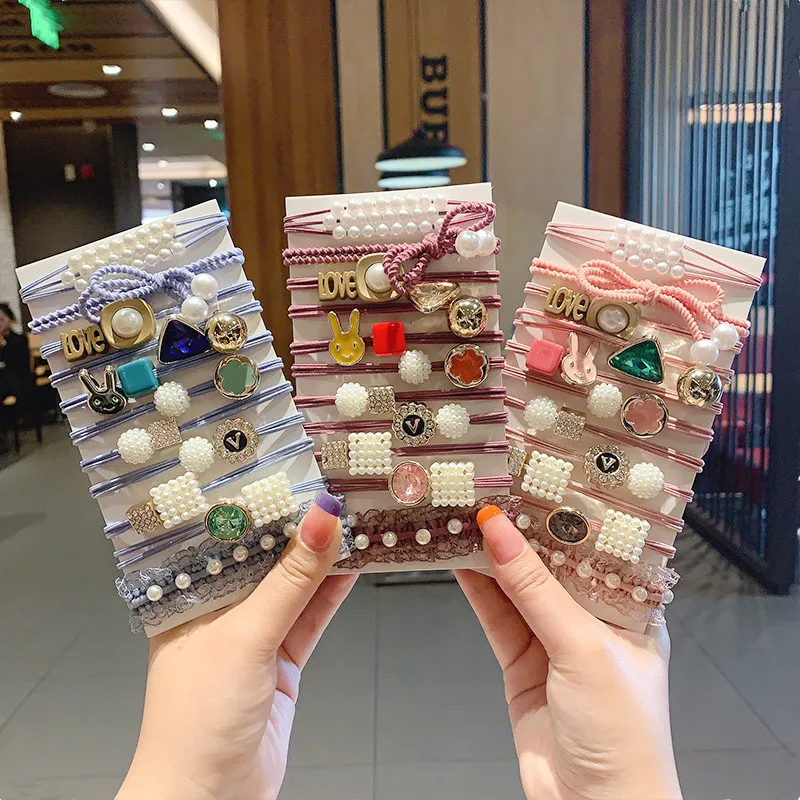 Женская сетчатая заколка для волос с геометрическим бантом 11 шт. |