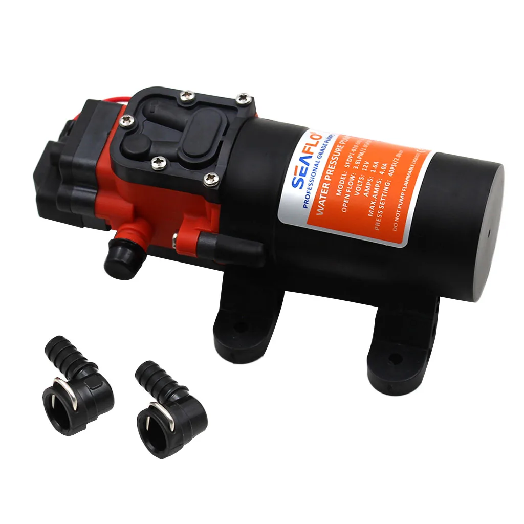Диафрагменные насосы с водяным давлением 12 в 1 2 GPM 35PSI самовсасывающие водяные |