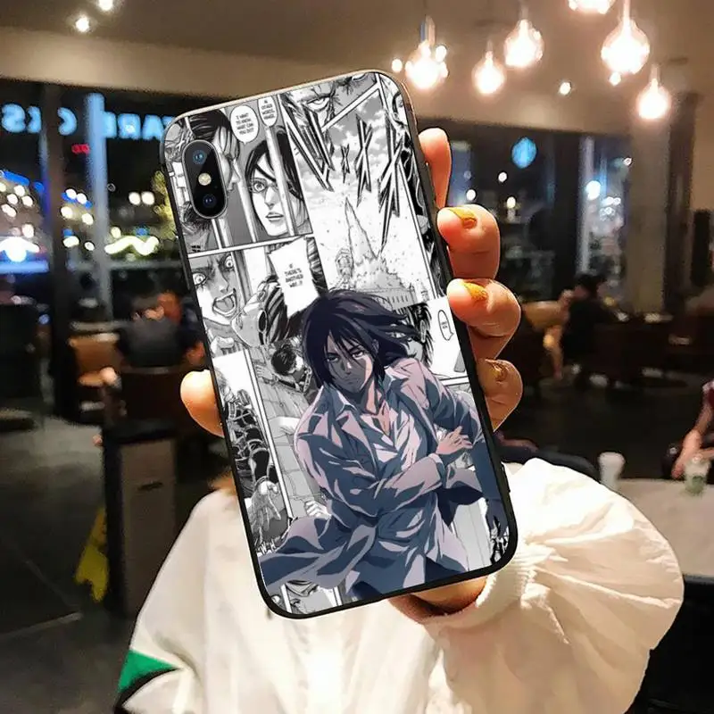 

Attack on titan Japan anime Phone Case for iPhone 11 12 mini pro XS MAX 8 7 6 6S Plus X 5S SE 2020 XR shell
