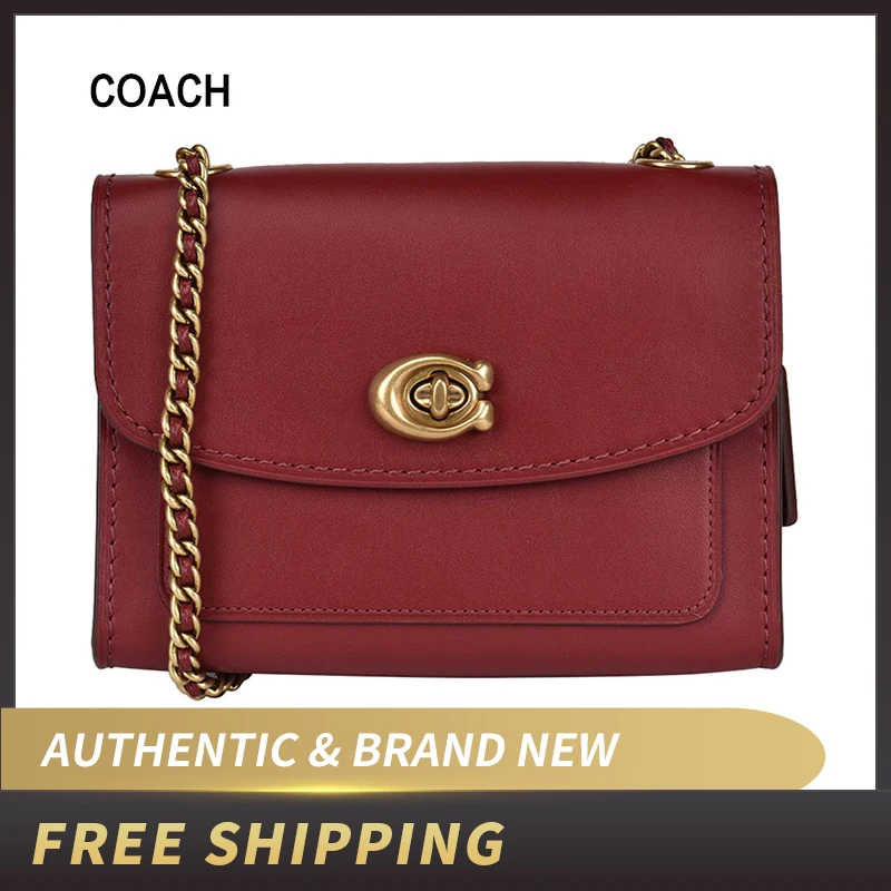 Аутентичная оригинальная и брендовая новая тренерская простая кожаная сумка