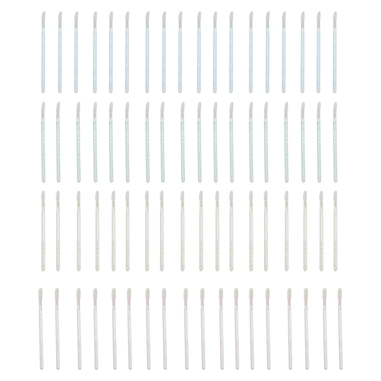 

200pcs Crystal Rod Lip Brush Disposable Cosmetic Brushes Makeup Applicators