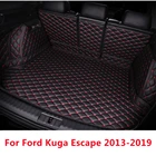 Полный комплект, водонепроницаемый коврик для багажника автомобиля для Ford Kuga Escape (2013-2019), 2014-15-16-2018