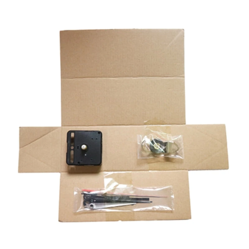 

Silent Wall Clock Movement Mechanism with 4 Pack Different Size Clock Hands Repair Tool Parts Kit Replacement Set 28GF