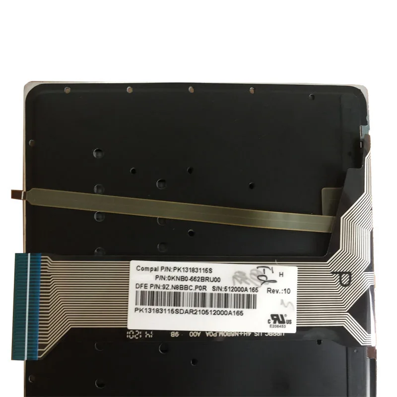 Русская клавиатура с подсветкой для ноутбука ASUS GL552 GL552J GL552JX GL552V GL552VL GL552VW N551 N551J