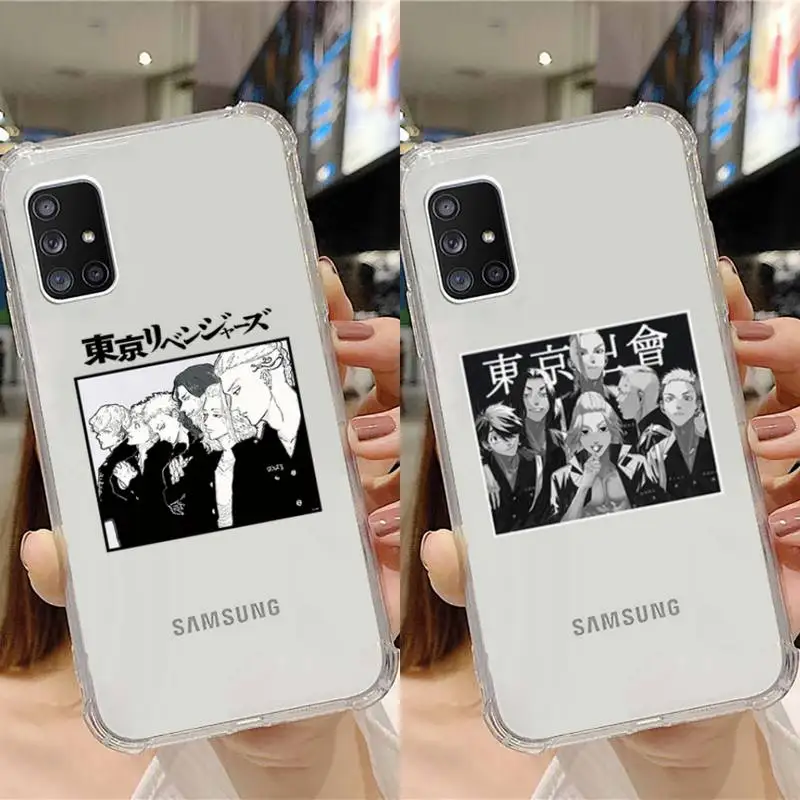 

mikey Tokyo Revengers anime Phone Case Transparent For Samsung Note A 7 8 9 10 20 50 51 71 90 20 11 81 e LITE Ultra PRO