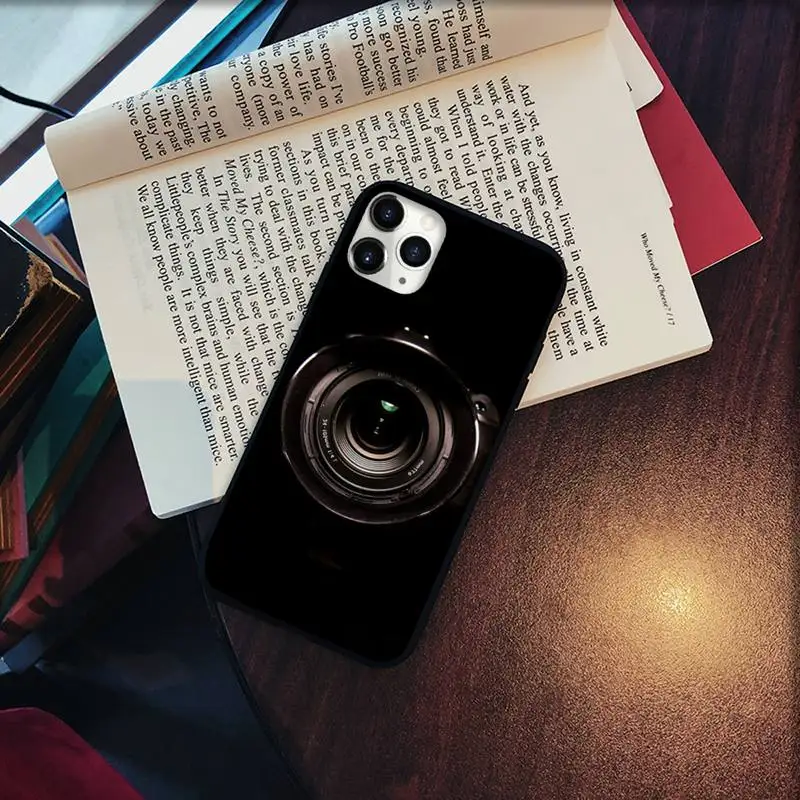 

Retro Camera Phone Case for iPhone 11 12 pro XS MAX 8 7 6 6S Plus X 5S SE 2020 XR Soft silicone Cover Funda Shell