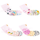 Подушечки для кормления HappyFlute из бамбука, с мешком для стирки, водонепроницаемые, моющиеся, многоразовые подушечки для груди