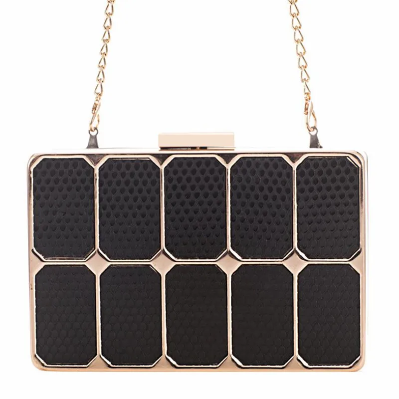 

Women Evening Clutch Bags Snake Skin Leather Wedding Dinner Wallets With Chain Shoulder Bags Drop Shipping MN1611