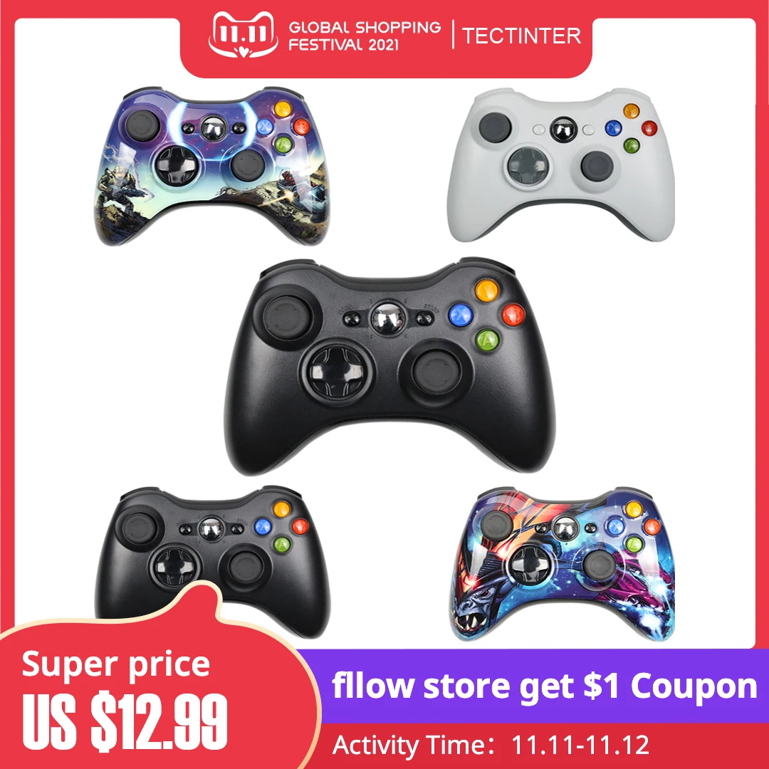 

Gamepad For Xbox 360 Wireless/Wired Controller For XBOX 360 Controle Wireless Joystick For XBOX360 Game Controller Joypad
