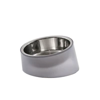 large dog food bowl stainless steel non slip large kennel bowls elevated gamelle pour chat gamelle chien storage container ee5gw