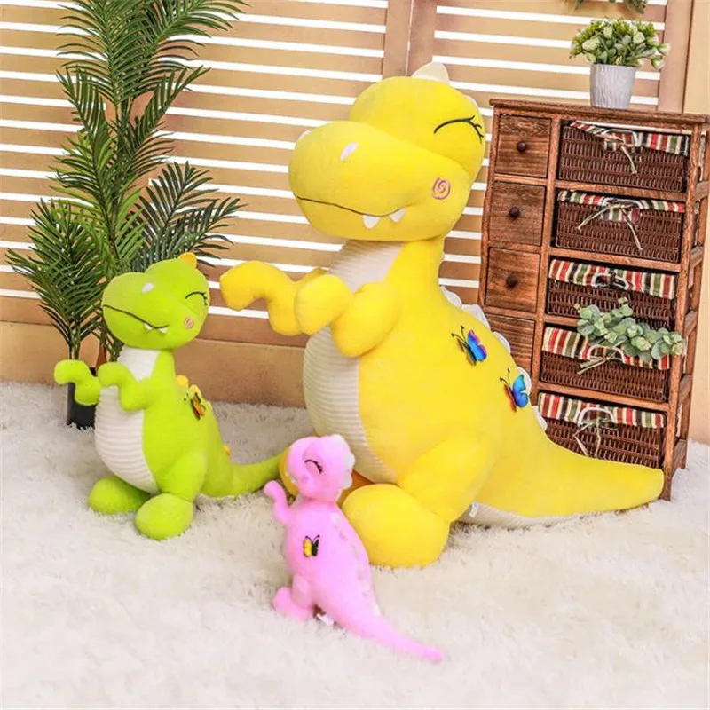 Милый счастливый Дракон плюшевая игрушка надутый амималь заполненный ПП хлопок