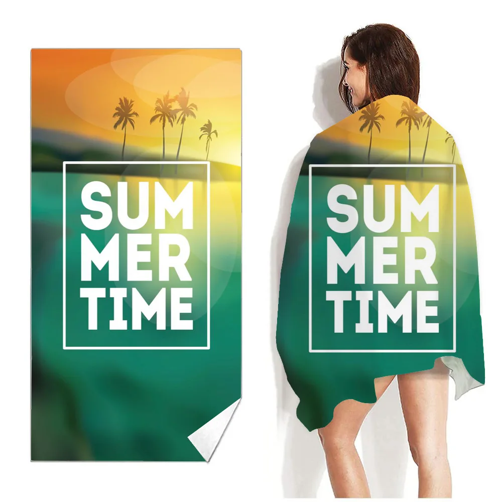 

Hawaii tropical pineapple bath towel European and American wind swimming beach towel adult double-sided velvet beach towel