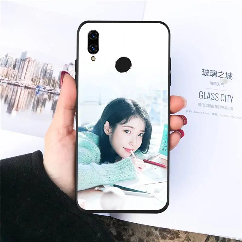 

IU Korean star Phone Case For Huawei honor Mate P 10 20 30 40 Pro 10i 9 10 20 8 x Lite Luxury brand shell funda coque