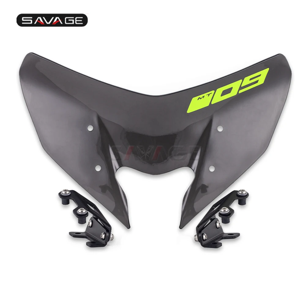 Windscreen For YAMAHA MT-09/SP FZ-09- 18 19 Windshield Pare-brise Motorcycle Wind Deflectors MT-09SP MT09 FZ09 MT FZ 09