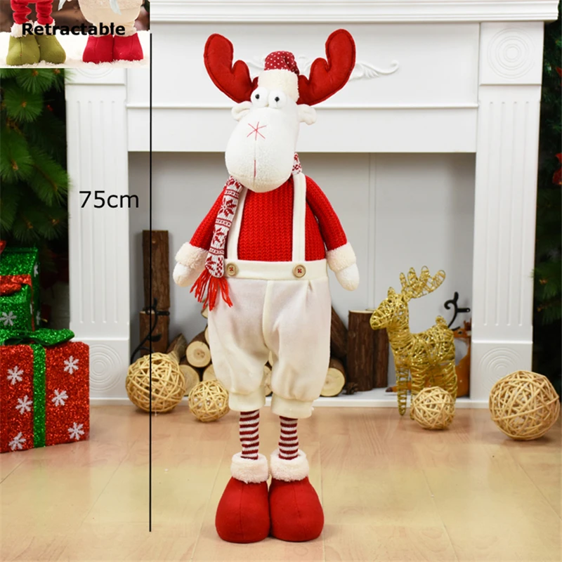 Elk SDZS208 Фигурки Санта-Клауса, куклы, рождественские украшения для дома, рождественские украшения, рождественские украшения для сада, год - Цвет: Elk SDZS208