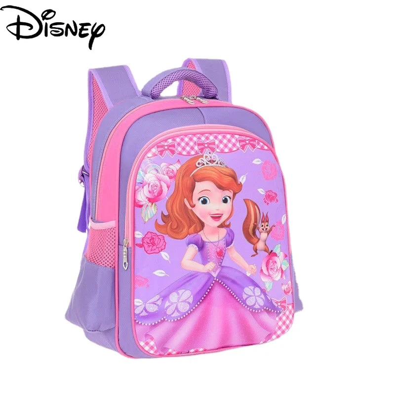 

Простой, удобный, износостойкий и водонепроницаемый детский школьный рюкзак Disney с милым мультяшным принтом «Холодное сердце»