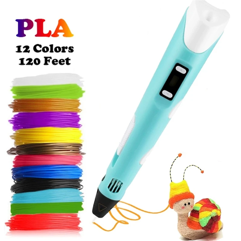 

3D Printer Pen 5V 3D Printing Pen Pencil 3D Drawing Pen PLA Filament For Kid Child Education Hobbies Toy Gift