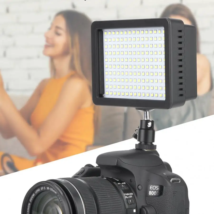 Студийный светильник VBESTLIFE 160 светодиодный видеосъемки 5600K CRI85 + затемняемая