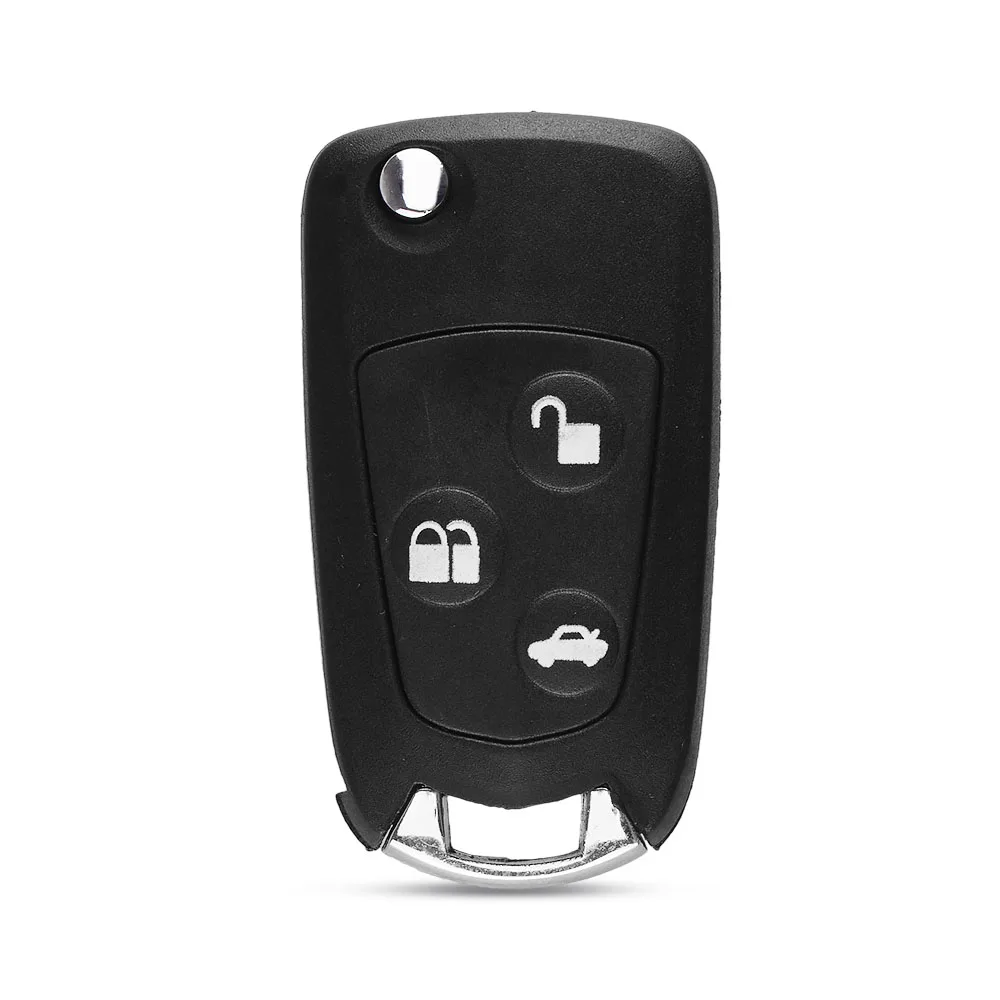 KEYYOU 10X Replacement Car Styling Good Quality 3 Buttons Remote Folding Key Flip Shell Case Uncut Blank For Ford Focus Mondeo | Автомобили