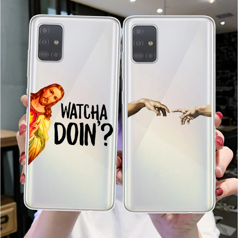 Роскошный силиконовый чехол для Samsungs S20 Ultra S7 S8 S9 S10 Plus A51 A71 A30 A50 | Мобильные