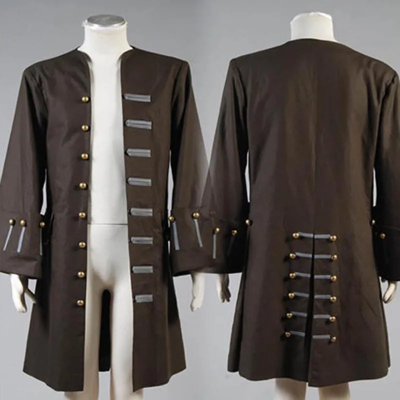 

Jack Sparrow Costume Of The Caribbean Captain Cosplay Costume For Adult Men Only Jacket Coat