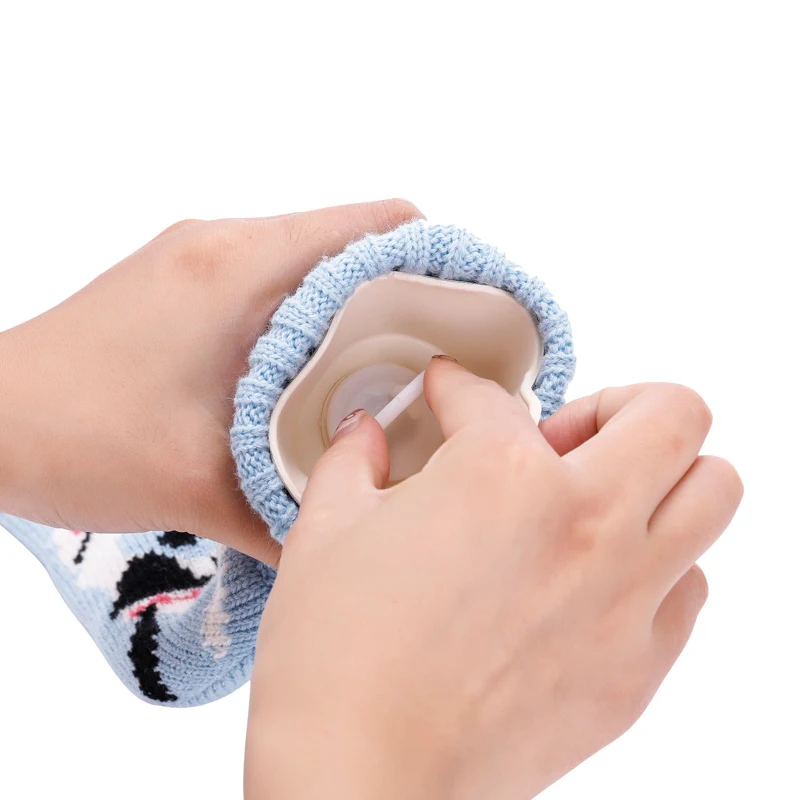 1000 мл корейский вязаный мультяшный стиль большая емкость грелка для рук сумка