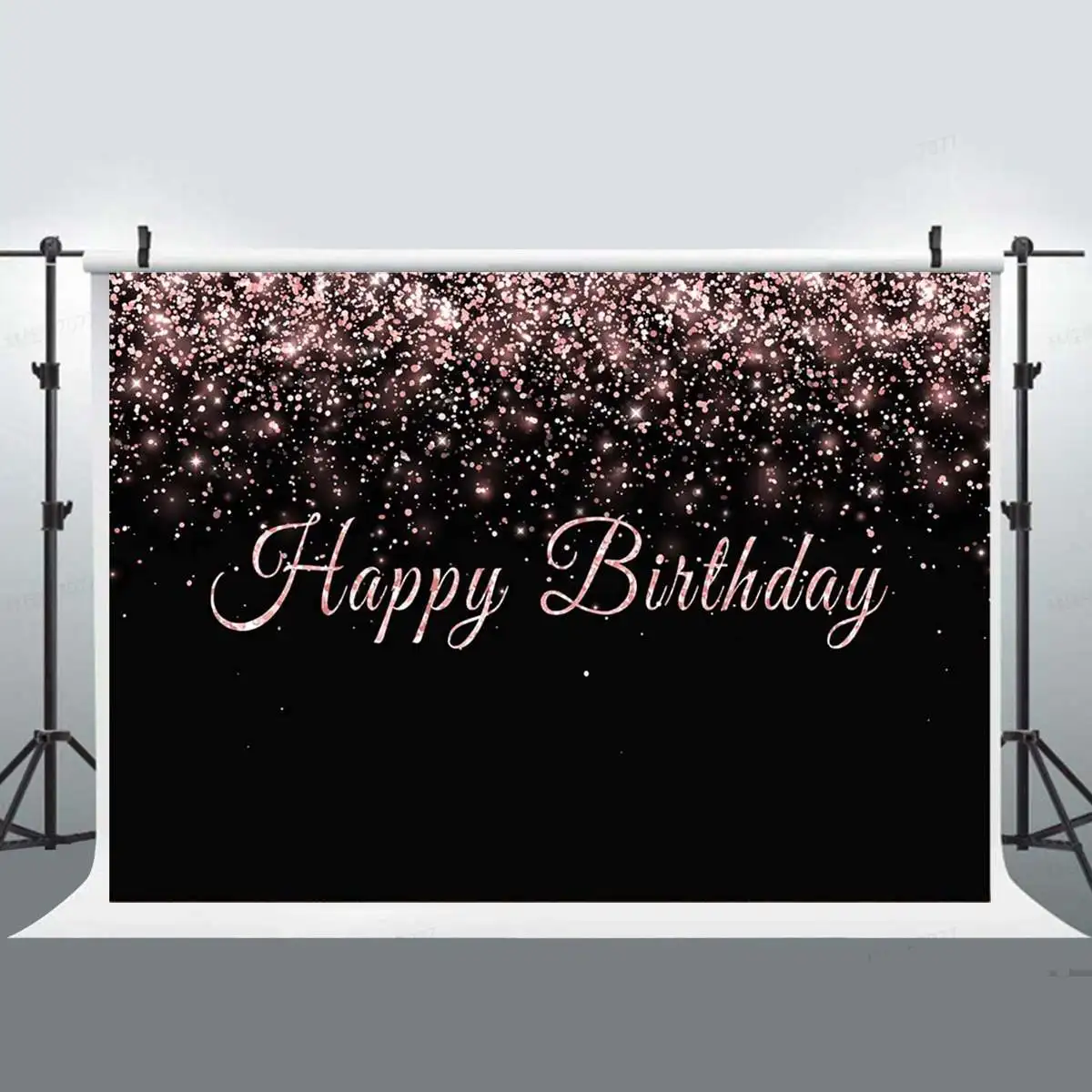 

Фон для фотосъемки с золотыми блестками, с днем рождения, реквизит для фотосъемки, для детей и взрослых, украшения для дня рождения, винилова...