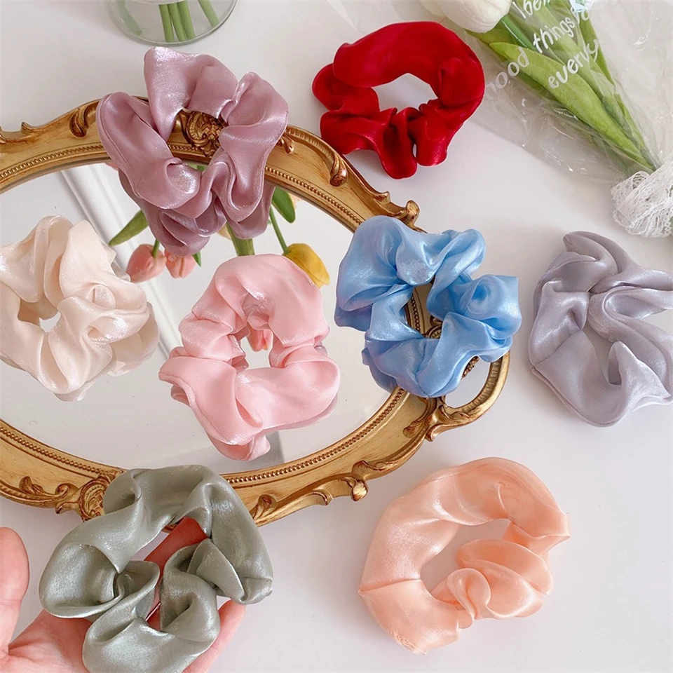

Luxury Korean Style New Sales Women Hair Accessories Elegant Elastic Hair Rope Girl Headdress Scrunchies Fashion Hair Bands