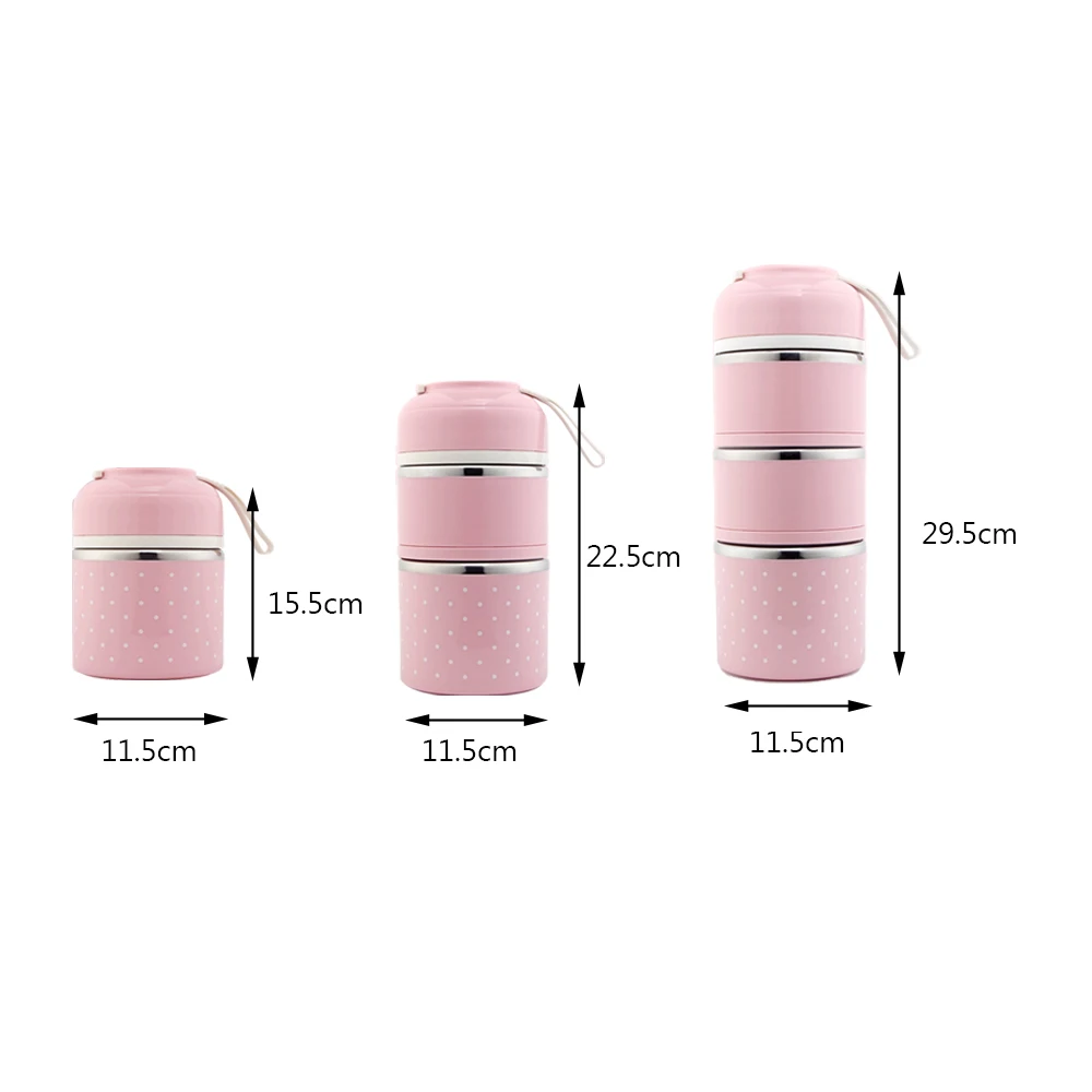 2020 Прямая поставка Детская коробка для ланча портативная из нержавеющей стали