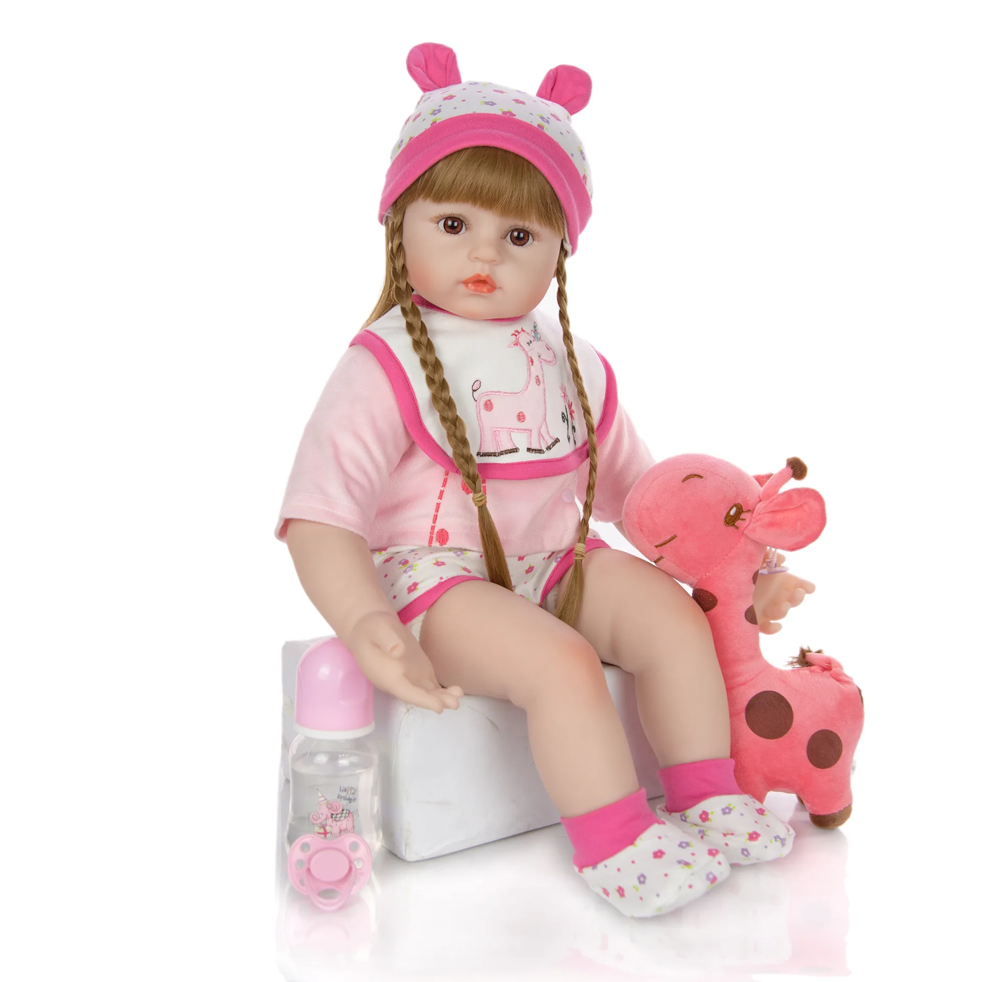 KEIUMI/Лидер продаж Кукла Reborn Baby игрушка 60 см ткань тело набивная Реалистичная bebes