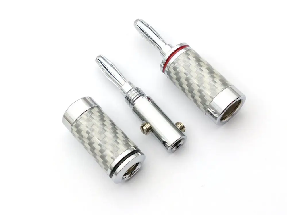 10 шт. медный родиевый аудио динамик кабель провод 4 мм разъем типа банан |