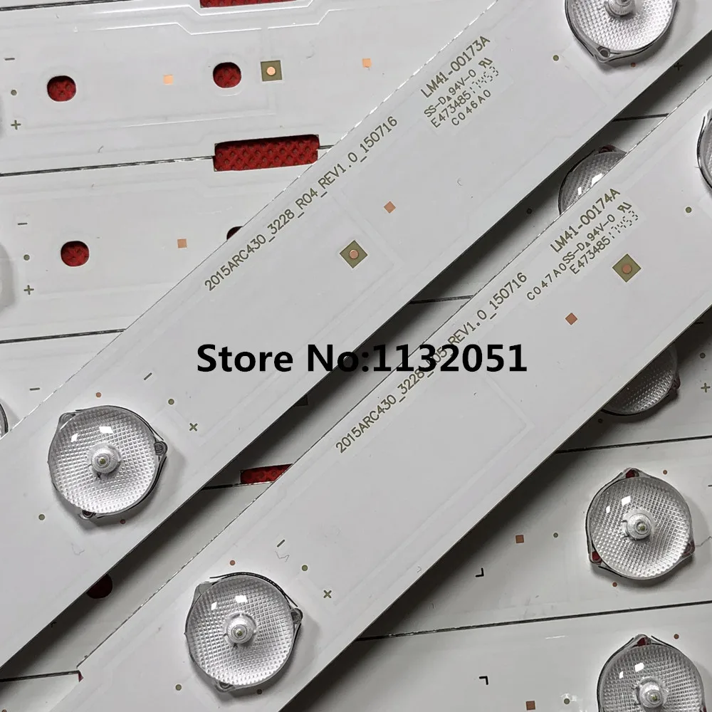 

Светодиодный подсветка полосы лампы для Sam sung снасти 43 "ТВ LM41-00174A LM41-00173A SAMSUNG_2015ARC430_3228_L05_REV1.0_150716 ZLE60600-AB