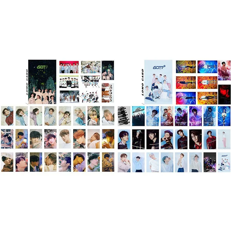 32 шт./компл. Got7 Mark Jackson YoungJae Bamboo YuGyeom JinYoung JB самодельная бумажная ломо-карта