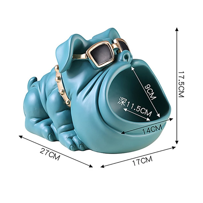 

Home Room Decor,Cool Dog Statue,Sculpture,Table Decoration,Desk Sundries Storage Box,Jewelry Storage Ornaments