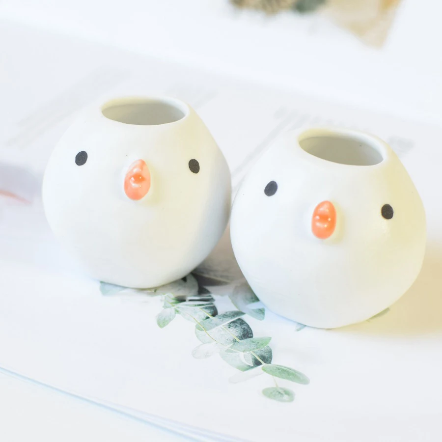 Kawaii Мини плетеная корзина-горшок для цветов бонсай Садоводство настольная керамическая ваза домашний офисный Декор Садовые принадлежности горшок для суккулентов