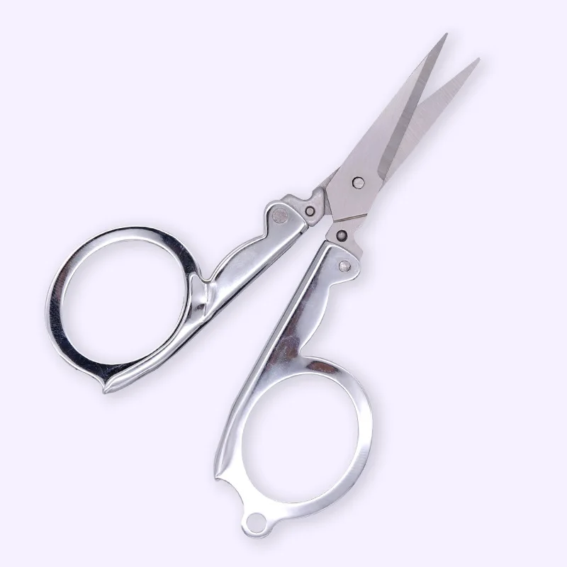 

Складные переносные бытовые мини-ножницы из нержавеющей стали для путешествий, портативные мини-ножницы для рыбалки, маленькие ножницы