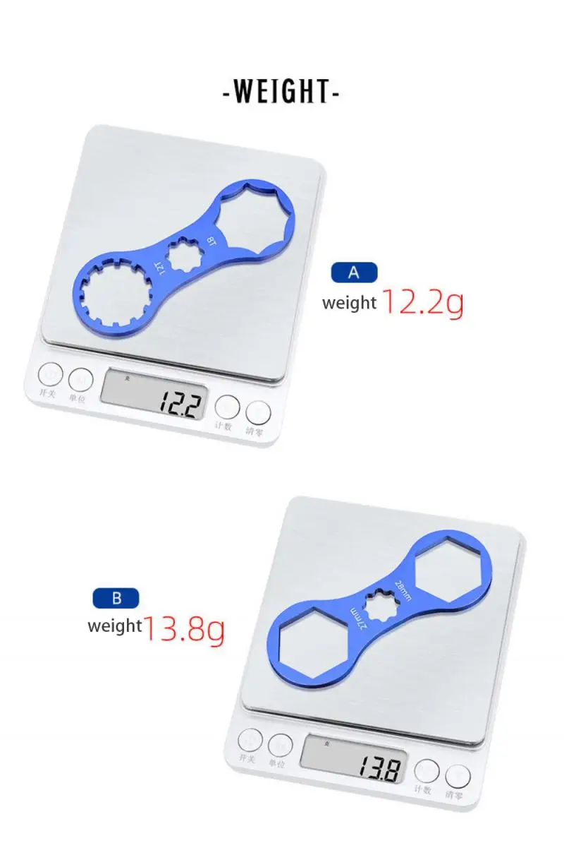 MTB Bike Suntour Front Fork Shock Absorber Repair Tool Bicycle 8T 12T Wrench for XCM XCR XCT RST Removal |