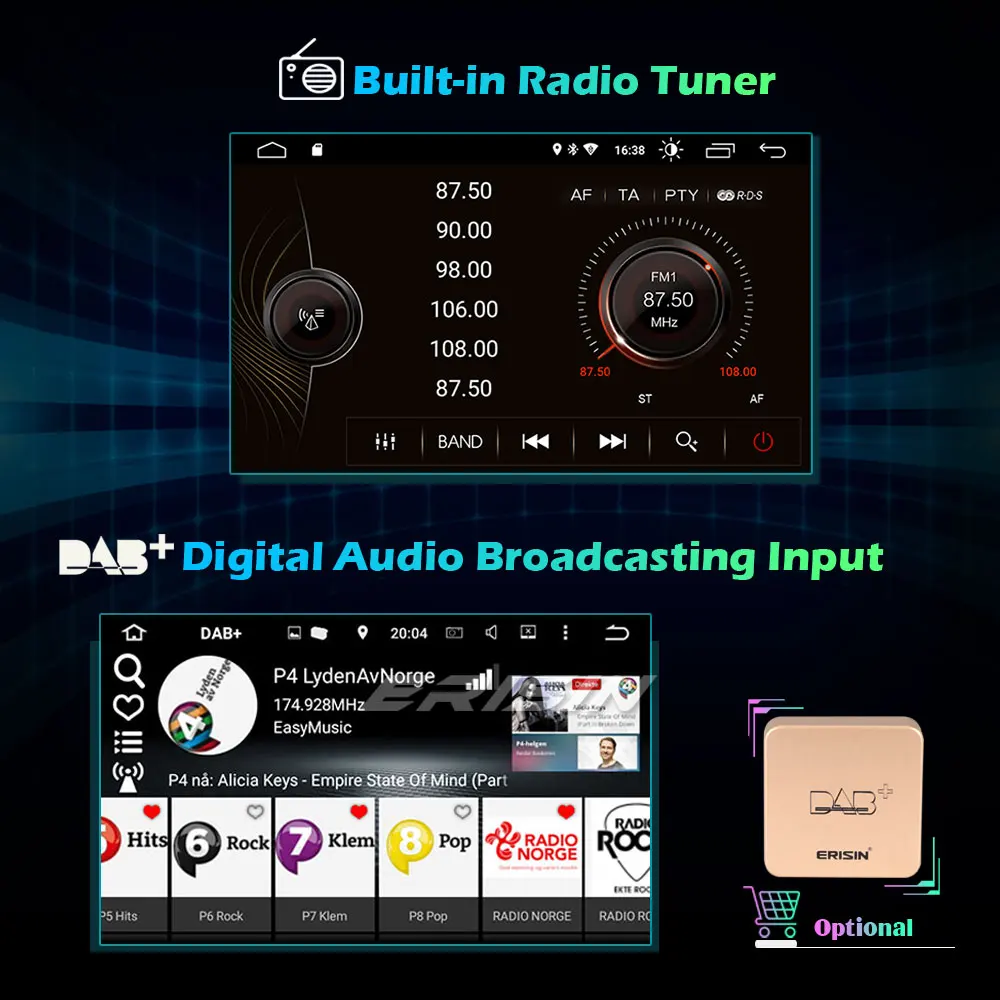 Автомагнитола 9 " Android 10 4298 для Toyota RAV4 DSP Carplay DAB + Wi-Fi TPMS DVB-T Sat Nav GPS - купить по