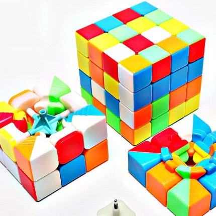Цветной бесконечный гладкий магический куб скорости 3 4 порядка профессиональных детских игрушек для обучения и развития OO50MF.