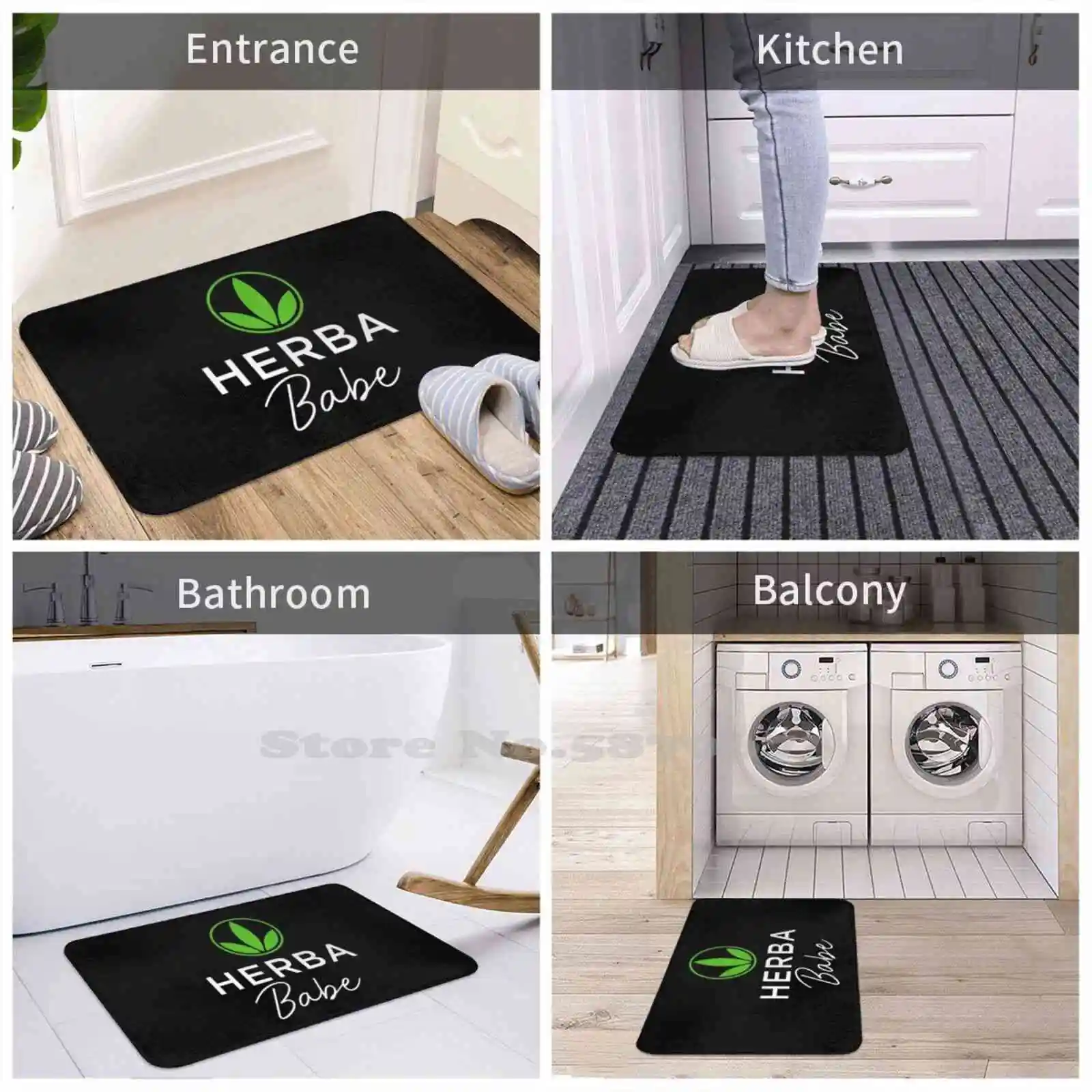 Мягкий Нескользящий Коврик Herba Baby 3D коврик для ног травяное питание встряхивание