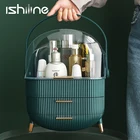 Скандинавская вместительная коробка для хранения косметики, водонепроницаемый пыленепроницаемый Настольный органайзер для ванной комнаты, органайзер для косметики, ящик для хранения ухода за кожей