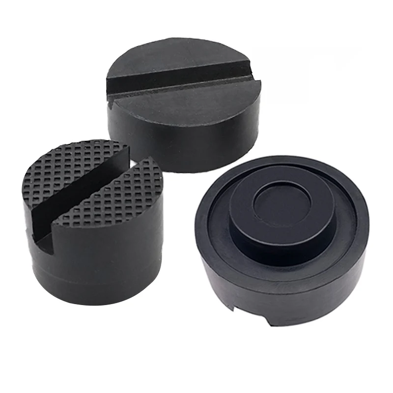 Автомобильный подъемник черные резиновые накладки щелевые для домкрата рамка