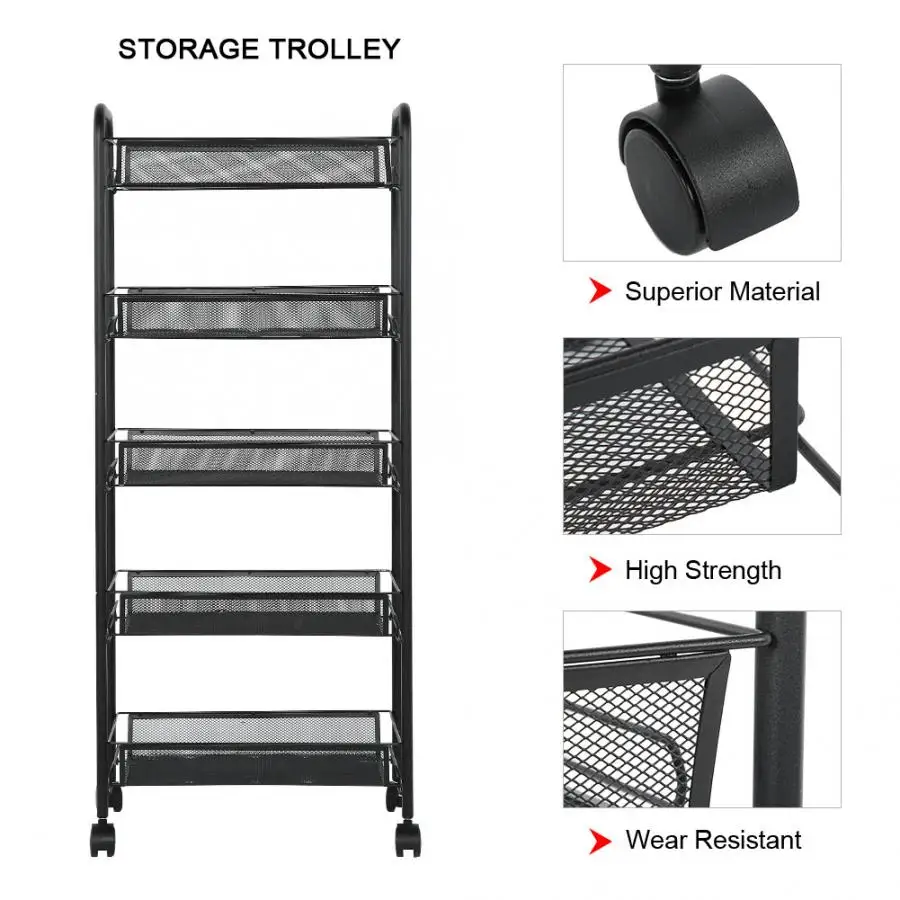 Съемное 5 ярусов металлическое Крепление на коляску тележка для парикмахерских