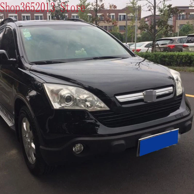 Для Honda CR V CRV 2007 2008 2009 2010 2011 АБС хромированная рамка сетки переднего бампера