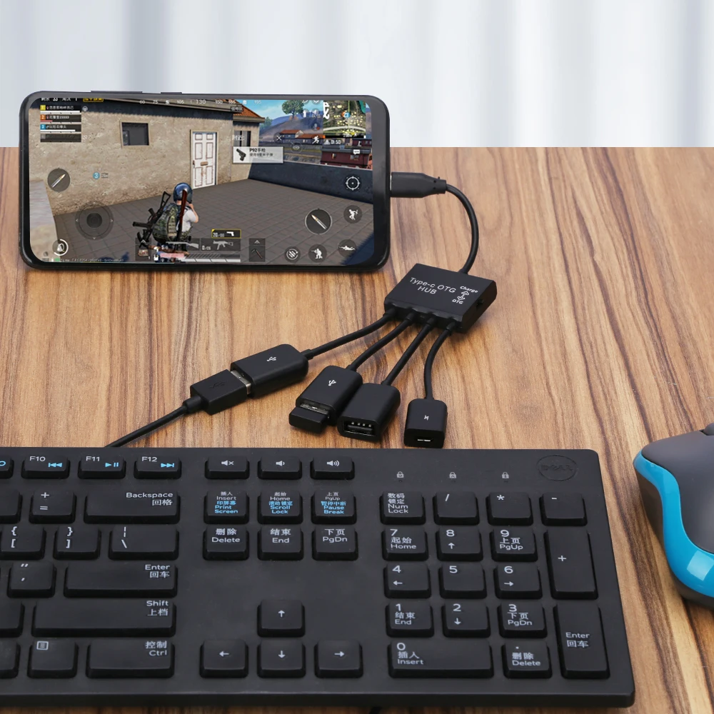 Хаб Onvian OVUS0110 с 2/3 USB-портами и адаптером USB Type-C для устройств iOS/Android | Мобильные