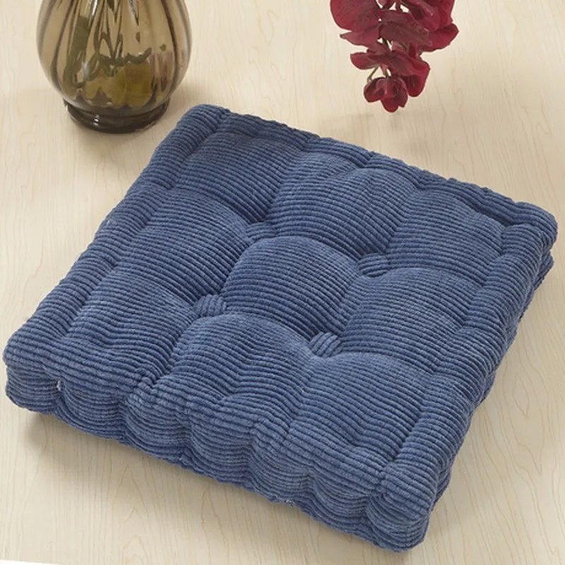 Denim Blue Стержень кукурузного початка Татами Место мягкий офисный стул, софа ткани диванные подушки текстиль для домашнего декора подушки под колени Coussin Almofada декорации - Цвет: Denim Blue