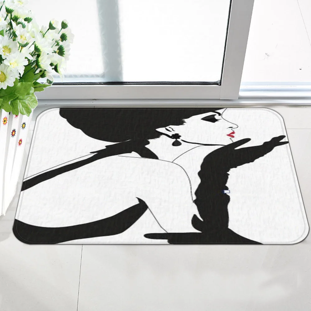 2 шт./компл. комплект водонепроницаемых + нескользящих штор для душа с принтом