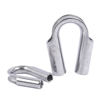 m6 m28 ss304 wire rope tubular thimble stainless steel cable accessories j036