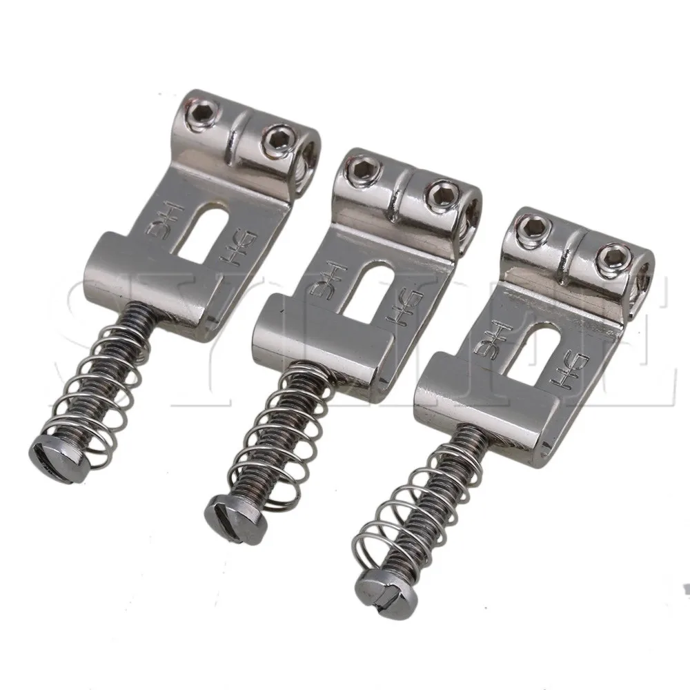 6x серебряный сплав цинка тремоло мостовые сиденья и гаечный ключ для