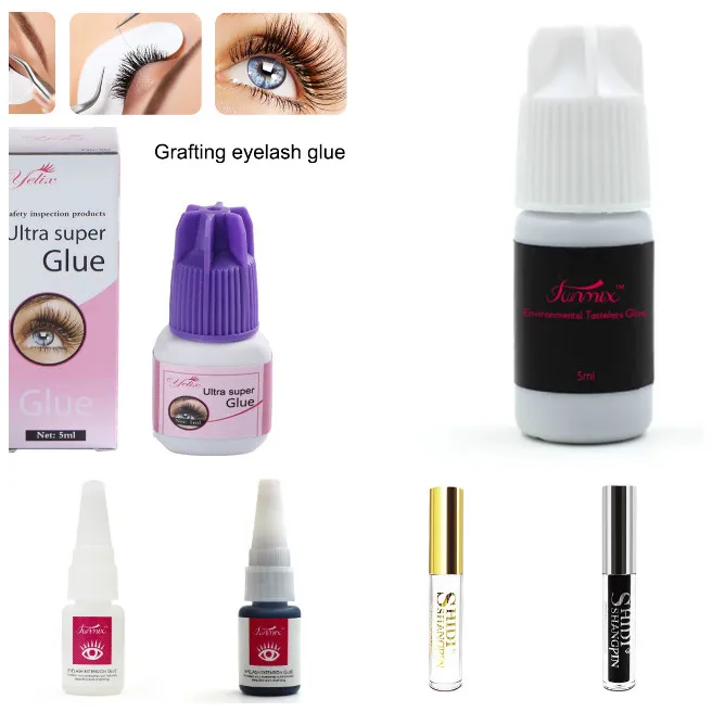 Клей для наращивания ресниц Быстросохнущий искусственный Магнитный стойкий